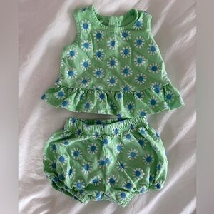 Primary 100% cotton bloomer and tank set